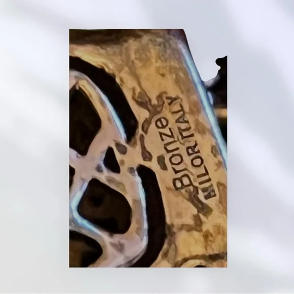 Milor Italy Vintage Gold and Black Bracelet - Picture 5 of 7